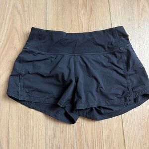 Black Lulu Athletic Shorts